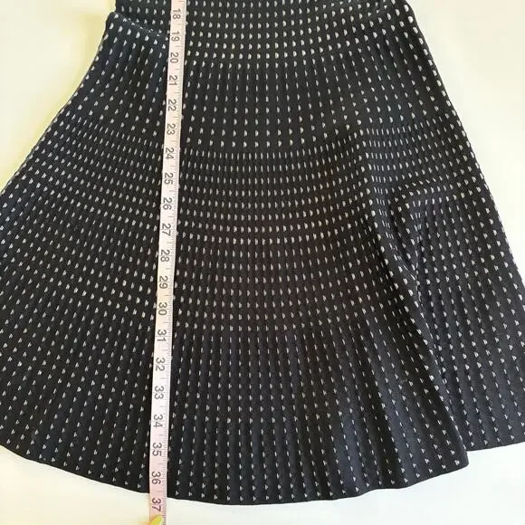 Theory Black and White Sleeveless Fit and Flare Mini Dress Women’s Small Bodycon - Picture 8 of 10